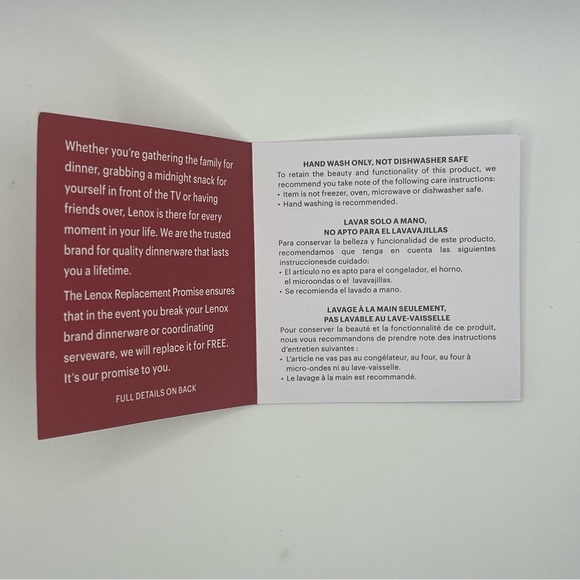 Lenox Winter Greetings Napkin Holder RED CARDINAL Porcelain NEW OPEN BOX - Picture 9 of 10